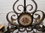 smeedijzeren kroonluchter vintage, Huis en Inrichting, Lampen | Hanglampen, Ophalen of Verzenden