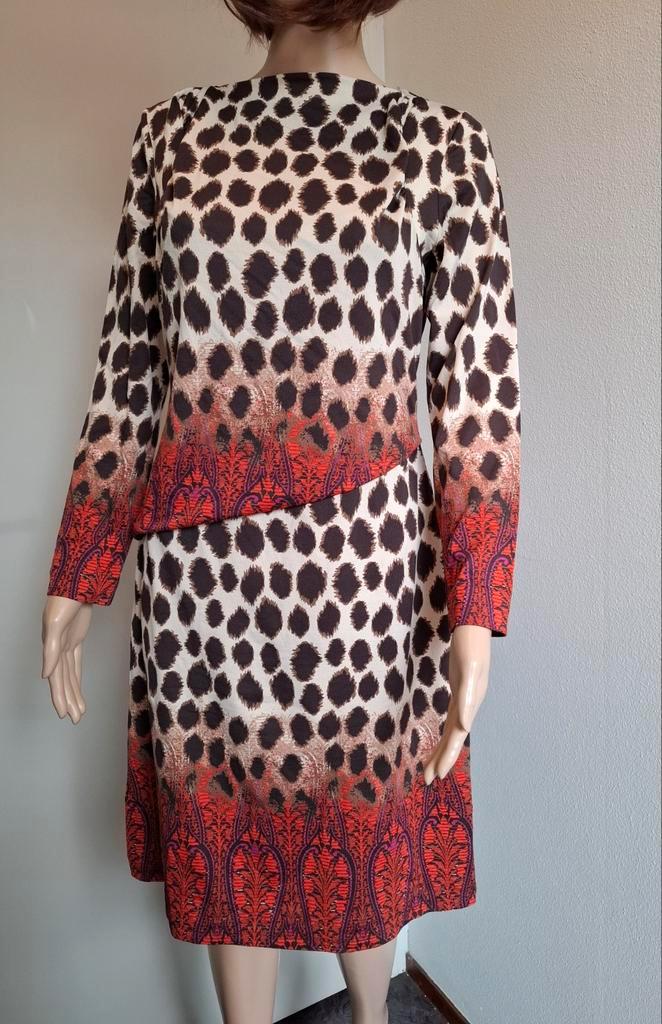 Comma Jurk Maat 38, Kleding | Dames, Jurken, Zo goed als nieuw, Maat 38/40 (M), Overige kleuren, Knielengte, Ophalen of Verzenden