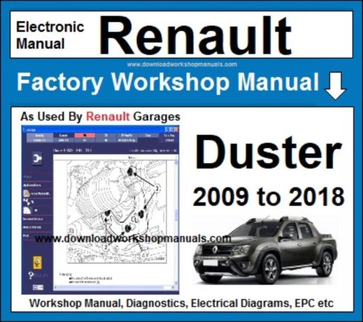 Renault Duster Workshop manual Dialogys 4.72 op USB Stick, Auto diversen, Handleidingen en Instructieboekjes, Verzenden
