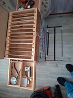 Viskoffer met diverse accessoires, Watersport en Boten, Ophalen, Gebruikt