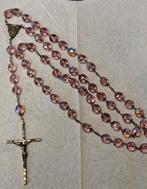 Vintage rozenkrans Italy kralen groot, Verzamelen, Religie, Ophalen of Verzenden, Zo goed als nieuw, Sieraad, Christendom | Katholiek