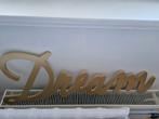 Gouden houten letters Dream, Ophalen, Zo goed als nieuw, Schilderij, Minder dan 50 cm