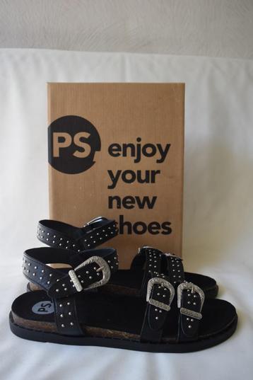 POELMAN sandalen leder in maat 36 37 38 39 40 41 42 NIEUW beschikbaar voor biedingen