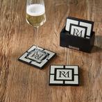 Onderzetters RM Monogram riviera maison, Huis en Inrichting, Woonaccessoires | Onderzetters, Ophalen, Gebruikt, Glas of Kopje