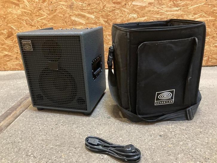 Schertler Unico versterker, Muziek en Instrumenten, Versterkers | Bas en Gitaar, Zo goed als nieuw, Gitaar, 100 watt of meer, Ophalen