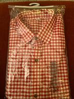 Oktoberfest hemd geruit/geblokt - Maat M (valt als L), Ophalen of Verzenden, Nieuw, Rood, Halswijdte 41/42 (L)