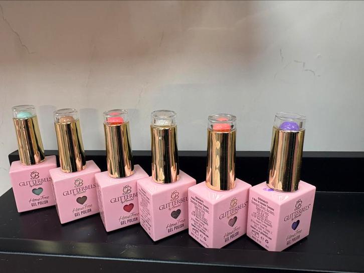 11Glitterbels gelpolish 8ml TPO&hema VRIJ, Sieraden, Tassen en Uiterlijk, Uiterlijk | Cosmetica en Make-up, Zo goed als nieuw