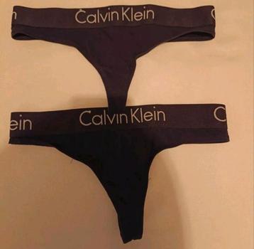 2-pack dames Calvin Klein strings maat S beschikbaar voor biedingen