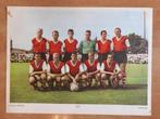 originele prent PSV Eindhoven seizoen 1958-1959, 29,5 x 21,5, Ophalen of Verzenden, Gebruikt, PSV, Poster, Plaatje of Sticker