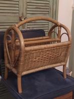Vintage rotan lektuurbak, Huis en Inrichting, Woonaccessoires | Krantenbakken en Lectuurbakken, Ophalen of Verzenden