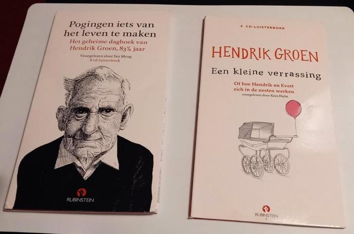 Hendrik Groen CD-Luisterboeken (2 stuks), Boeken, Luisterboeken, Cd, Volwassene, Ophalen of Verzenden