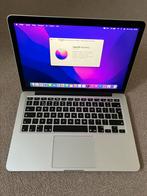 MacBook Pro 13 inch 2015 Retina Monterey, Computers en Software, Apple Macbooks, Qwerty, Ophalen of Verzenden, MacBook Pro, Zo goed als nieuw