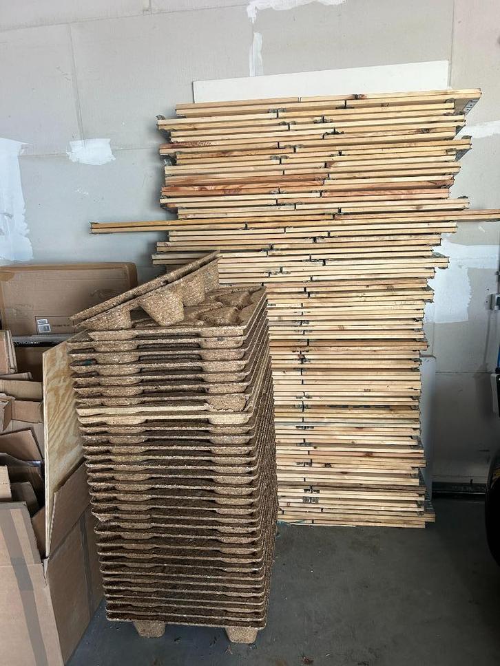 Hele nette pallets 60 x 80 cm met opzetranden 20 cm, Doe-het-zelf en Verbouw, Hout en Planken, Zo goed als nieuw, Pallet, Overige houtsoorten