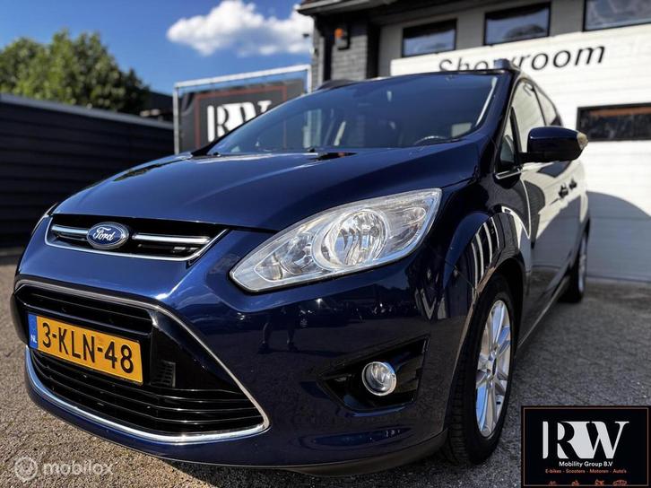 Ford Grand C-Max 1.0 Titanium , keyless, navi, cruise, airco, Auto's, Ford, Bedrijf, Te koop, Grand C-Max, ABS, Airbags, Airconditioning