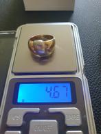 14 kt gouden ring, Ophalen of Verzenden, Zo goed als nieuw, Goud, Dame