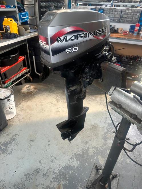 Mariner / mercury 8 pk 2 takt, electrische start. Langstaart, Watersport en Boten, Buiten- en Binnenboordmotoren, Gebruikt, Benzine