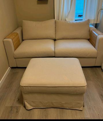 Ikea ektorp  poef met opbergruimte beige - afbeelding 3