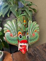 Raksha Naga gara houtsnijwerk masker Sri lanka Sri lankaanse, Antiek en Kunst, Ophalen of Verzenden