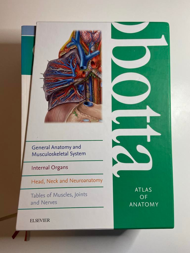 Sobotta Atlas of Anatomy (Engels) - Complete Set, Verzenden, Beta, Zo goed als nieuw, WO