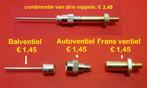 Ventieladapters - Ventiel Nippels, Bal- Auto- Frans- ventiel, Maat XS of kleiner, Ophalen of Verzenden, Nieuw, Bal