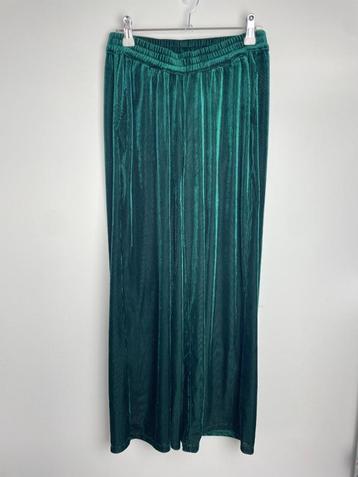 Co’Couture groen geplooide broek rib fluweel maat XS  beschikbaar voor biedingen