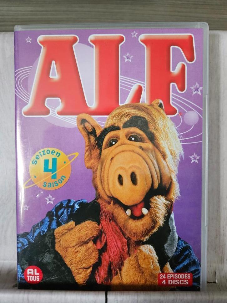 ALF : Complete Seizoen 4 (1989) in een 4-Dvd doosje, Cd's en Dvd's, Dvd's | Tv en Series, Gebruikt, Komedie, Boxset, Alle leeftijden