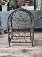 Gietijzeren wijnrek voor 11 wijnflessen, klassiek, elegant, Ophalen, Gebruikt, Metaal, 5 tot 15 flessen