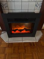 Electrische kachel met haard-look - metaal - goede staat, Ophalen, Elektrisch, Houtkachel, Zo goed als nieuw