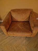 Stoere fauteuil Woood, Huis en Inrichting, Ophalen, Zo goed als nieuw, Bruin, Eén
