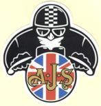 AJS Cafe Racer sticker #6, Motoren, Accessoires | Stickers