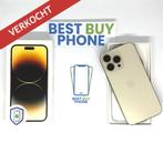 iPhone 14 Pro 128GB goud /krasvrij glas /91% batt /garantie, Apple, Zonder simlock, Zonder abonnement, Goud
