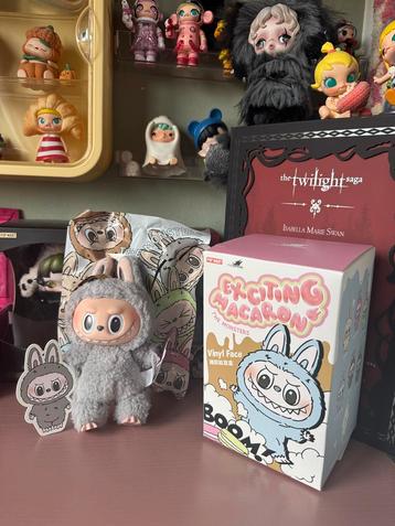 POPMART Exciting Macaron Labubu - Sesame Bean beschikbaar voor biedingen