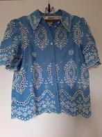 Sezane blouse met broderie - Maat S, Kleding | Dames, Blauw, Nieuw, Ophalen of Verzenden, Maat 36 (S)