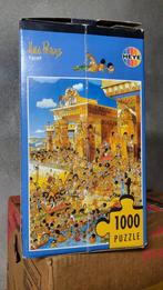 Heye Puzzels 1000 Hugo Prades Egypte driehoeksdoos, Hobby en Vrije tijd, Denksport en Puzzels, Ophalen of Verzenden, 500 t/m 1500 stukjes