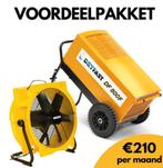 Bouwdroger verhuur, Genk, 210€ huur maand +Ventilator+kuip, Ophalen, Minder dan 30 cm, Cv-ketel of Combi-ketel, Minder dan 60 cm