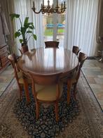 Mooie eethoek te koop, Ophalen, Zo goed als nieuw, 6 tot 8 stoelen