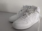 Nike Ebernon mid white maat 40,5 dames sneakers wit hoog, Ophalen of Verzenden, Zo goed als nieuw, Wit, Sneakers of Gympen