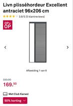 Livn plisséhordeur excellent, Doe-het-zelf en Verbouw, Deuren en Horren, 80 tot 100 cm, Hordeur, Nieuw, Ophalen of Verzenden
