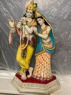 Radha Krsna beeld geperst marmer, Antiek en Kunst, Ophalen