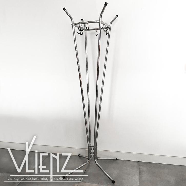 Vintage, midcentury staande design kapstok, Tubax stijl, Huis en Inrichting, Woonaccessoires | Kapstokken, Gebruikt, Staande kapstok