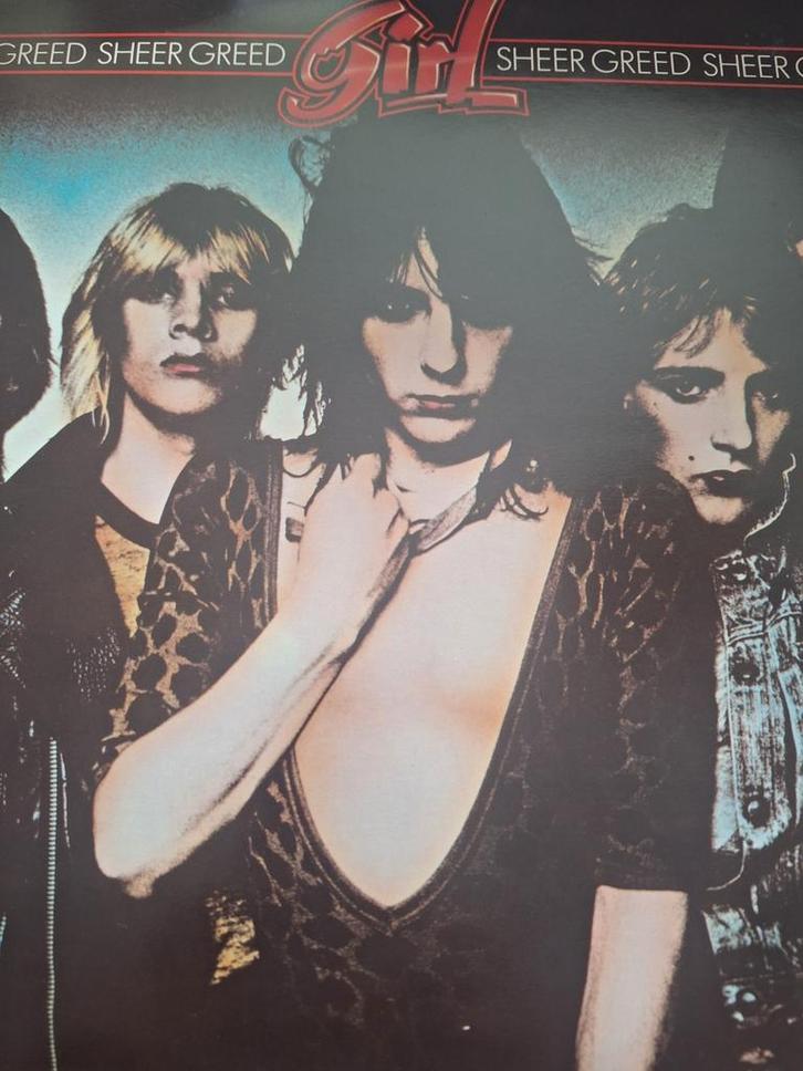 Girl: Sheer greed lp, Cd's en Dvd's, Vinyl | Hardrock en Metal, Zo goed als nieuw, Verzenden