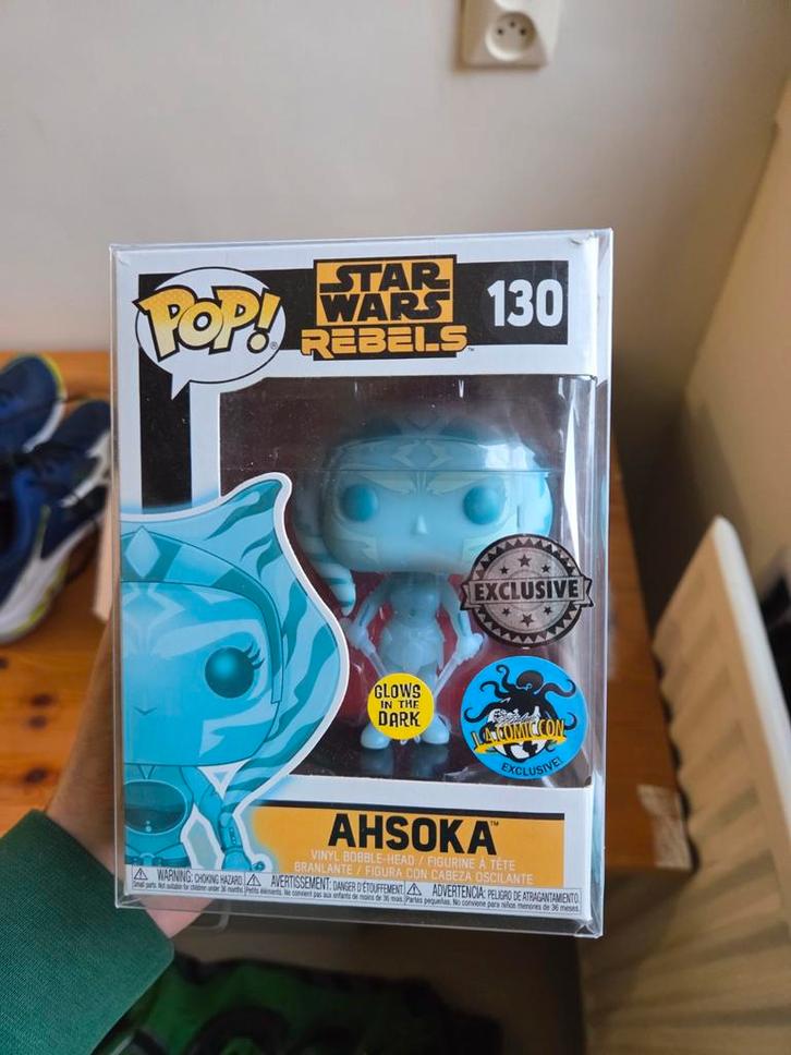 Ahsoka Tano funko pop Star wars Rebels LA comiccon exclusive, Verzamelen, Poppetjes en Figuurtjes, Ophalen of Verzenden