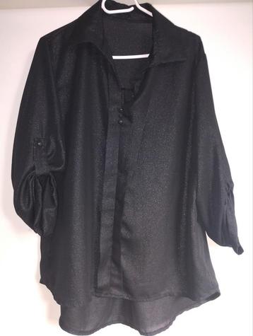 Mooie zwarte blouse maat XXL  beschikbaar voor biedingen