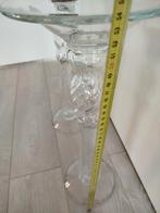 Glazen Kandelaars - Set van 2, Huis en Inrichting, Woonaccessoires | Kandelaars en Kaarsen, Overige materialen, 50 tot 75 cm, Ophalen of Verzenden
