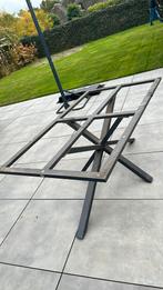 Onderstel van tuintafel 160cm bij 90cm hoog  70cm (ophalen), Ophalen of Verzenden, Gebruikt, Rechthoekig, Metaal