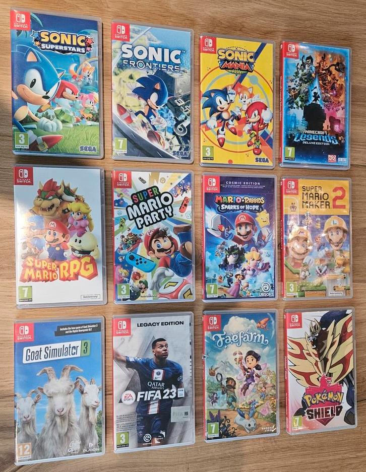 Diversen games te koop Nintendo Switch, Spelcomputers en Games, Games | Nintendo Switch, Zo goed als nieuw, Ophalen of Verzenden