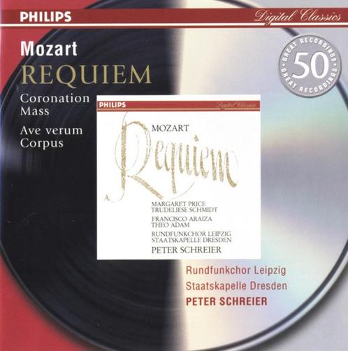MOZART Requiem CD SCHREIER PHILIPS 50 NIEUWSTAAT, Cd's en Dvd's, Cd's | Klassiek, Zo goed als nieuw, Vocaal, Classicisme, Ophalen of Verzenden