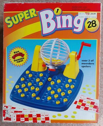 Bingo spel - het ouderwets gezellige familiespel/ groepsspel