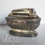 Vintage Engelse Ronson verzilverde aansteker, tafelaansteker, Gebruikt, -, -, Ophalen of Verzenden