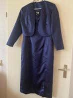 Feestjurk cobalt blauw maat 40 zware taftzijde, Maat 38/40 (M), Galajurk, Blauw, Ophalen of Verzenden